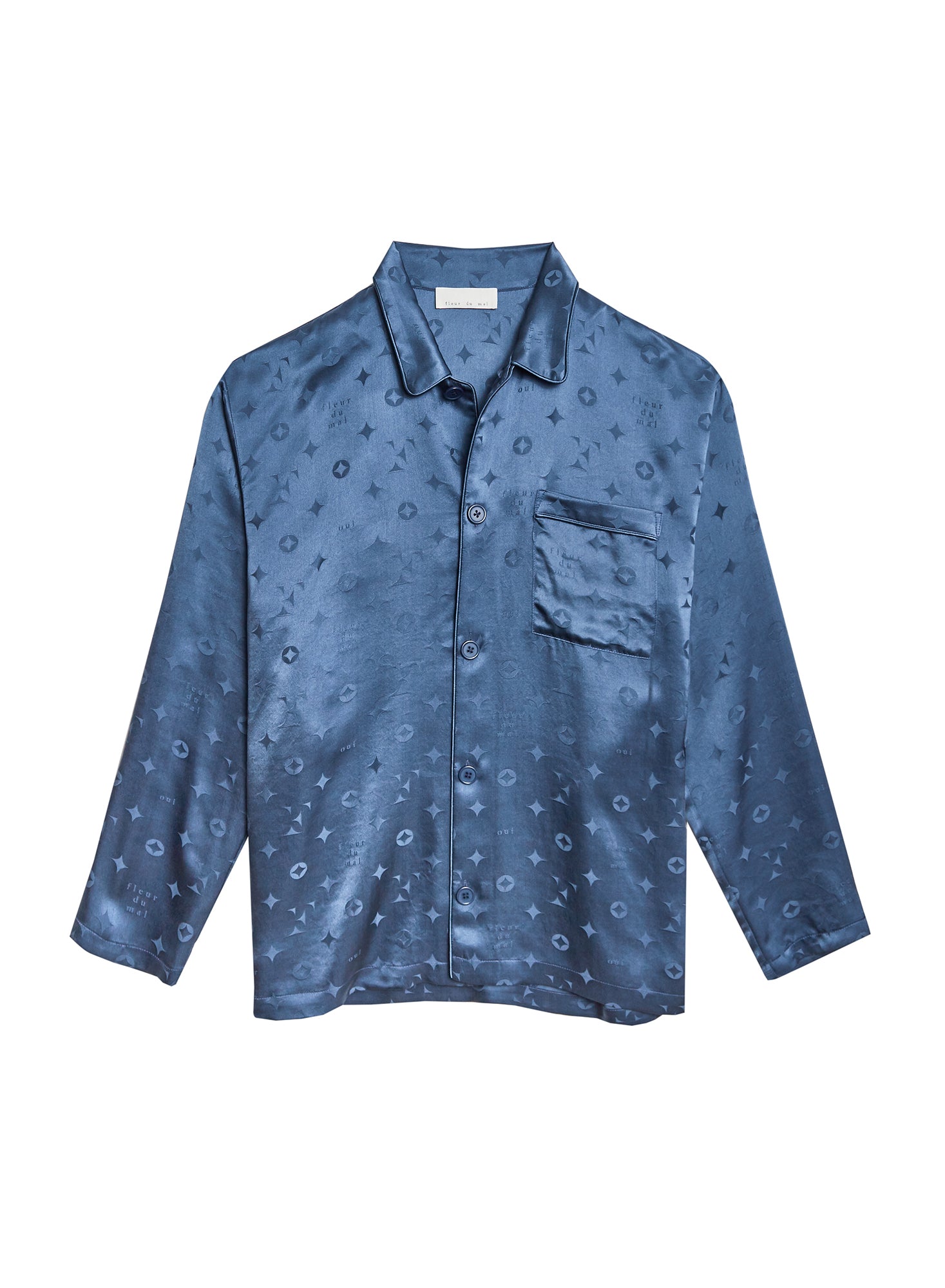 Silk Jacquard PJ Top